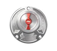 Compatible With YZF R1 R1M R7 R6 R15 R15M R3 Fuel Gas Tank Cover Motorcycle Accessories Quick Release Rotate Aluminum Oil Cap Racing(Sliver Red)