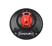 Compatible With YZF R1 R1M R7 R6 R15 R15M R3 Fuel Gas Tank Cover Quick Release Rotate Aluminum Oil Cap Racing Motorcycle Accessories(Red R1)