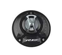 Compatible With YZF R1 R1M R7 R6 R15 R15M R3 Fuel Gas Tank Cover Quick Release Rotate Aluminum Oil Cap Racing Motorcycle Accessories(Gray R1M)