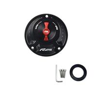 Compatible With YZF R1M R1 R3 R15V3 R15M R15 V4 Keyless Motorcycle Fuel Gas Tank Cap Cover Aluminum Accessories(R25 RED)