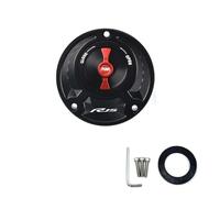 Compatible With YZF R1M R1 R3 R15V3 R15M R15 V4 Keyless Motorcycle Fuel Gas Tank Cap Cover Aluminum Accessories(R15 RED)
