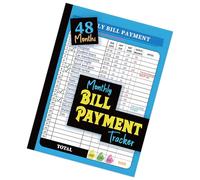 Compatta il monitoraggio del budget Notebook Design leggero Diario finanziario con layout categorizzati per Bill Use Bill Planner