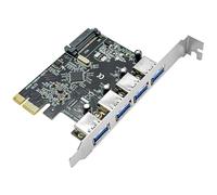 Compattamente PCIE3.0 Scheda di Espansione USB Con Larghezza di Banda 5Gbps Potenza Stabile Consegna MultiDevice Connettività Per PC Costruisce Scheda di Espansione