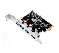 Compattamente PCIE3.0 Scheda di Espansione USB Con Larghezza di Banda 5Gbps Potenza Stabile Consegna MultiDevice Connettività Per PC Costruisce Scheda di Espansione
