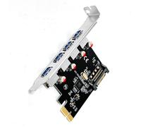 Compattamente PCIE3.0 Scheda di Espansione USB Con Larghezza di Banda 5Gbps Potenza Stabile Consegna MultiDevice Connettività Per PC Costruisce Scheda di Espansione USB