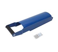 Compattatore per lattine di alluminio, frantumatore professionale per lattine di metallo da riciclo, schiaccialattine ecologico che risparmia spazio con design a pressione facile p (Blu)