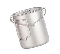 Compatti Campeggio Hanging Pentole Maniglia Pieghevole Peso Leggero Appeso All'aperto Pentole Cottura Bollente Essenziale Portables Campeggio Tazza