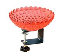 Compatti Giardino Bird Bath Plastomer Metallo Montaggio Semplice Promuove Cortile Fauna Selvatica Habitat Per Gli Amanti Degli Uccelli Leggero Giardino Bagno Decorazione