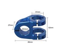 Compatto 35MM Stelo Corto Alluminio per Migliorare Esperienza Mountain Bike