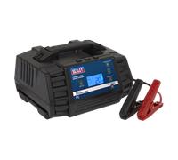 Compatto Auto Smart Caricabatterie 12A 9-Cycle 12/24V - Litio - Sealey