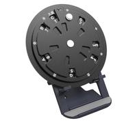 Compatto cerchi di quinti strumento chitarra lega di alluminio Chord Wheel struttura in metallo adatto per facile studio teoria musicale Chord Chart Wheel