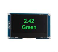 Compatto da 2,42 pollici per display OLED Risoluzione 128x64 con driver SSD1309 IC I2C per integrazione di dispositivi IoT (verde a 4 pin)
