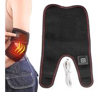 Compatto Heated Gomito Brace, Easy-To-Use Heating Pad, Warmth Elbow Support, Convenient USB Heated Pad, Elbow Device, Versatile Electric Heating Pad, Portable Heated Brace For Elbow,