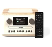 Pure Classic C-D4 - Das charmante Digitalradio mit CD-Player, Baumwoll-Weiß/Eiche