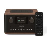 Pure Classic C-D4 - Das charmante Digitalradio mit CD-Player, Kaffee Braun/Walnuss