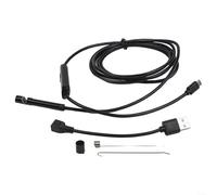 Compatto industriale da 7 mm con cavo da 2 m, uscita USB 480P, resistenza all'acqua IP67, angolo dell'obiettivo di 70 gradi, 6 luci LED luminose compatibili con