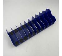 Compatto PC pinze cutter rack per banco o cassetta degli attrezzi uso con base antiscivolo e allineamento funzionale degli strumenti (2 blu)