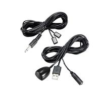 Compatto Ripetitore IR controllo remoto 1 ricevitore 2 emettitori sistema Kit