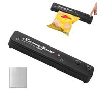 Compatto Sigillatore Sottovuoto - Conservazione Cibi Ermetica Senza Fili e Riutilizzabile | Salva Alimenti Macchina Sigillatrice Sacchetti Sottovuoto,Per Carne Cruda Cereali Pesce Frutta Formaggio Fri