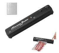 Compatto Sigillatore Sottovuoto | Elettrico Senza Fili Per Alimenti | Piccola Sigillatrice Con Sacchetti Per Alimenti | Per Casa Viaggio Congelatore Cucina Frutta Verdura Frutti Di Mare Pane Cereali