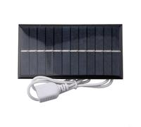Compatto Solare Ricarica Mobile 3w 6v Motori USB con Dispositivi Pannello di Uscita Luci da Giardino Piccolo per Ventilatori Campeggio Esterno Alimentazione di Emergenza
