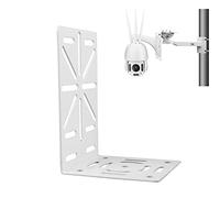 Compcctv - Staffa per telecamera a forma di L, universale, per montaggio a soffitto, per telecamera a circuito chiuso Hikvision, telecamera di sicurezza CCTV