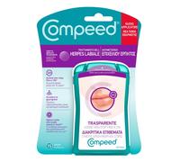 COMPEED Cerottini trasparenti per Herpes labiale, Rapido Sollievo, 15 cerotti