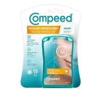 Compeed - Cerotti anti-imperfezioni* Discreti - cerotti idrocolloidi - Ideale per un uso discreto durante il giorno - per imperfezioni mirate - 15 Patch - Punti neri 1,5x1,5cm e piccoli bottoni