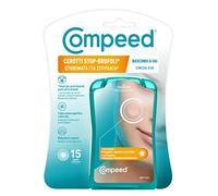 Compeed Stop Brufoli Nascondi e Vai, Cerotti Invisibili, 15 Unità | Tripla Azione Detergente Coprente e Protettiva, Adatti a Tutte le Tonalità della Pelle, Per Uso Quotidiano