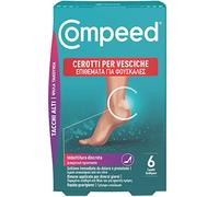 Compeed Vesciche Discreto, Cerotti, 6 Unità, | Lunga Durata, Resistenti All'Acqua, Ideali per Tacchi Alti