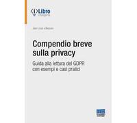 Compendio breve sulla privacy. Guida alla lettura del GDPR con esempi e casi pratici