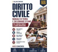 Compendio di Diritto Civile: Persone, famiglia, successioni, proprietà, obbligazioni e contratti: un percorso ragionato per concorsi pubblici, esami universitari e ripasso della materia.