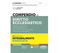 COMPENDIO DI DIRITTO ECCLESIASTICO - EMANUELE PIETRO - Edizioni Giuridiche