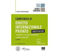Compendio di Diritto Internazionale Privato - Esame di Stato 2021. Domande e Risposte Commentate + Schemi Esplicativi con espansione online