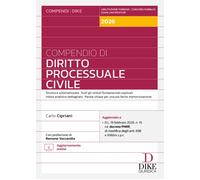 Compendio di diritto processuale civile 2026 - 2026 - Dike Giurid