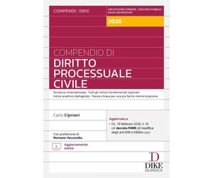 Compendio di diritto processuale civile 2026. Con aggiornamento online