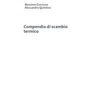 Compendio di scambio termico