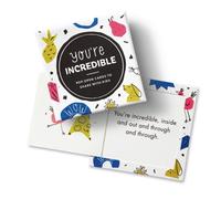 Compendio ThoughtFulls per bambini - Sei incredibile - 30 biglietti pop-open da condividere con i bambini, ognuno con un messaggio motivante dive