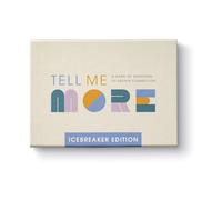 Compendium Dimmi di più: Icebreaker Edition - Un gioco per iniziare una conversazione di 52 Domande per approfondire le connessioni
