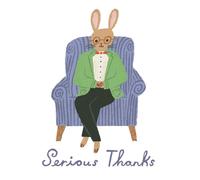 Compendium Love Muchly Greeting Cards: Thank You - Serious Thanks (Pac ACC NUOVO