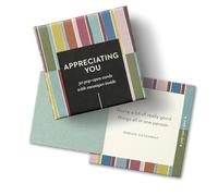 Compendium ThoughtFulls - Biglietti pop-open - Apprezzando te - 30 carte pop-aperte, ognuna con un diverso messaggio ispiratore all'interno