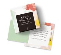 Compendium ThoughtFulls - Biglietti pop-open - Life is Beautiful - 30 biglietti pop-aperti, ognuno con un diverso messaggio ispiratore all'interno