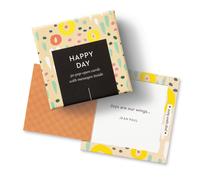 Compendium ThoughtFulls Pop-Open Cards - Happy Day - 30 Pop-Open Cards Each with a Different Inspiring Message Inside