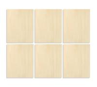 Compensato 3mm,Legno grezzo per artigianato e fai da te | 6 pezzi grezzi per incisione artigianale Taglio CNC Maquette Architettura Hobby Creativi Miniatura Costruzione