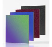 Compensato iridescente con finitura camaleontica, 4 pezzi 30 x 30 cm, 3 mm per macchina per incisione laser, incisione inversa, stampa UV, artigianato fai da te, modellismo, segno, regalo