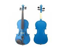 Compensato Violino Blu Piastra In Tiglio Violino Per Studenti 4/4 3/4 1/2 1/4 1/8 1/16 Violino (Color : 4/4)