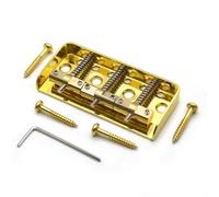 Compensazione della cinghia di rame corta per ponte pieghevole a tre lati TL Parti di chitarra Ponte(Gold)
