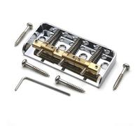 Compensazione della cinghia di rame corta per ponte pieghevole a tre lati TL Parti di chitarra Ponte(Silver)