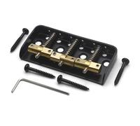 Compensazione della cinghia di rame corta per ponte pieghevole a tre lati TL Parti di chitarra Ponte(Black)