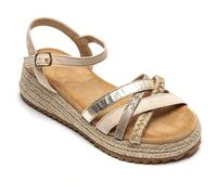 Compensazione Sandali in Corde avec Brides Croissées - Élégance et Confort pour l'Été È un tocco moderno, una bohème e un élégante à votre, un estivo avecces, sandales compensées e corde.Design Chic e